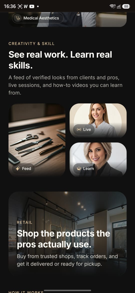 GroomLinq commerce and expert content screen